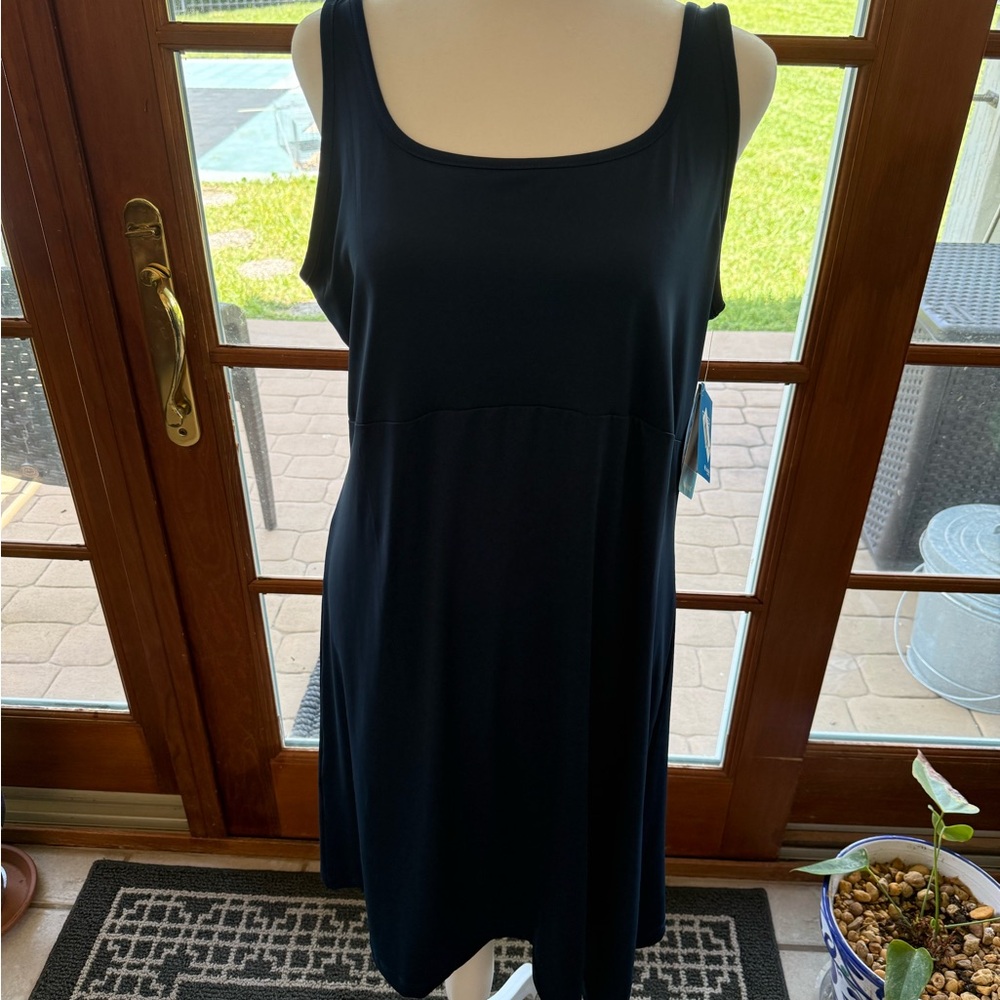 NWT Columbia  Omni Freeze Navy Blue Sleeveless Dress XL